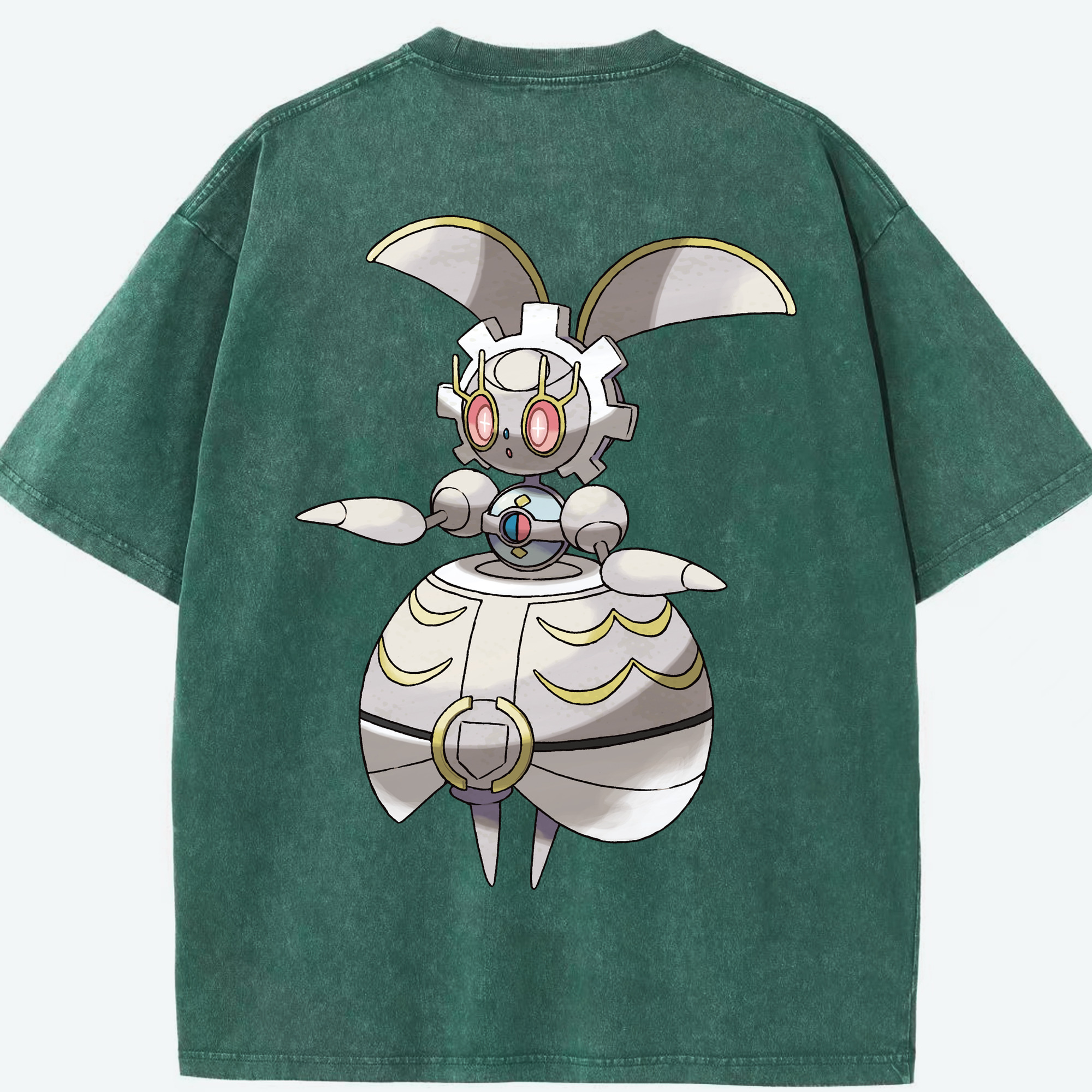 （画像用） ポケットモンスター Pokémon 綿100% ヴィンテージ風 半袖Tシャツ（背面プリント）